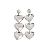 Sohi Women's The Hearts Drop Earrings