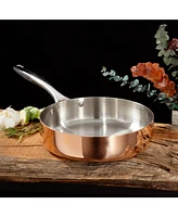 Tri-Ply 9.5" Deep Skillet, Non-Hammered