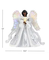 Mr. Christmas 12" Fiber Optic Animated Tree Topper Angel