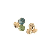 Sohi Women's The Lilypad Stud Earrings