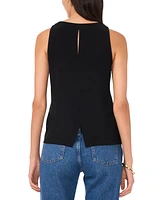 Vince Camuto Women's V-Neck Keyhole Sleeveless Top