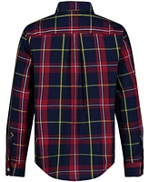 Tommy Hilfiger Toddler and Little Boys Alps Yarn Dyed Long Sleeve Plaid Shirt