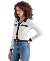 Steve Madden Women's Ayda Contrast-Tipped Cardigan