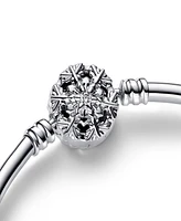 Pandora Sterling Silver Snowflake Clasp Bracelet