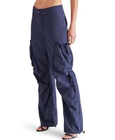 Steve Madden Women's Kaira Bungee-Cord Cargo Pants