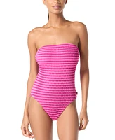 Michael Kors Women's Bandeau One-Piece Swimsuit