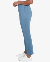 Alfred Dunner Women's Casual Fridays French Terry Knit Medium Length Pants