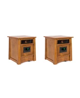 LifeSmart Lifelux 8 Element Electric Infrared Large Room Space Heater (2 Pack)