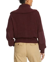 Bass Outdoor Women's Funnel-Neck Zippered Sweater