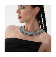 Sohi Women's The Egyptian Bijou Statement Necklace