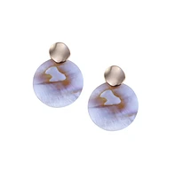 Sohi Women's The Moonstruck Drop Earrings