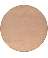 Ink+Ivy 36" Wood Skye Wide Round Coffee Table with Shelf