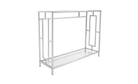 Slickblue Toughened Glass Panel Console Table