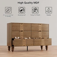 gaomon 6 Drawer Dresser With Deep Drawers For Bedroom