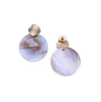 Sohi Women's The Moonstruck Drop Earrings