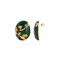 Sohi Women's The Dragonfly Stud Earrings