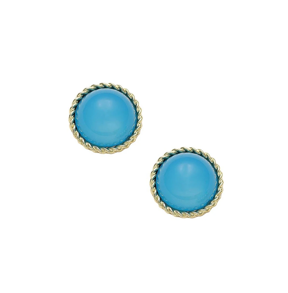 Sohi Women's The Santorini Stud Earrings