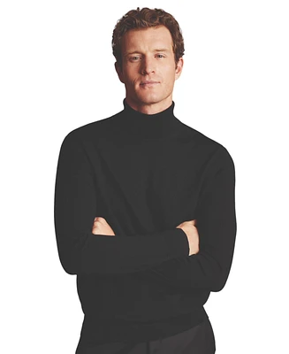 Charles Tyrwhitt Men's Pure Merino Roll Neck Sweater