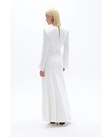 Nocturne Women's Cut-Out Detailed Maxi Dress