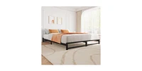 gaomon Full Size Metal Platform Bed Frame with Steel Slat Support