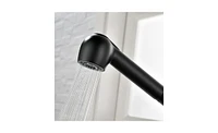 Slickblue Single-Handle Pull-Out Sprayer Kitchen Faucet in Stainless Steel Modern Design for Easy Use