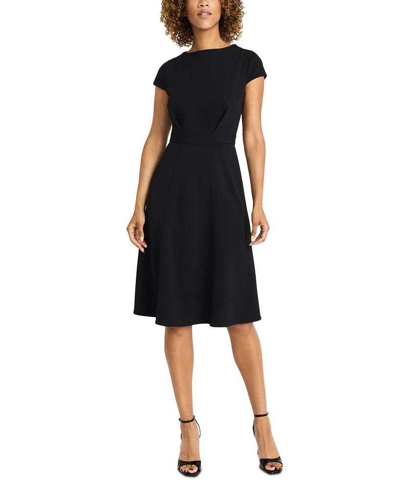 Maggy London Women's Metro Knit Fit & Flare Dress