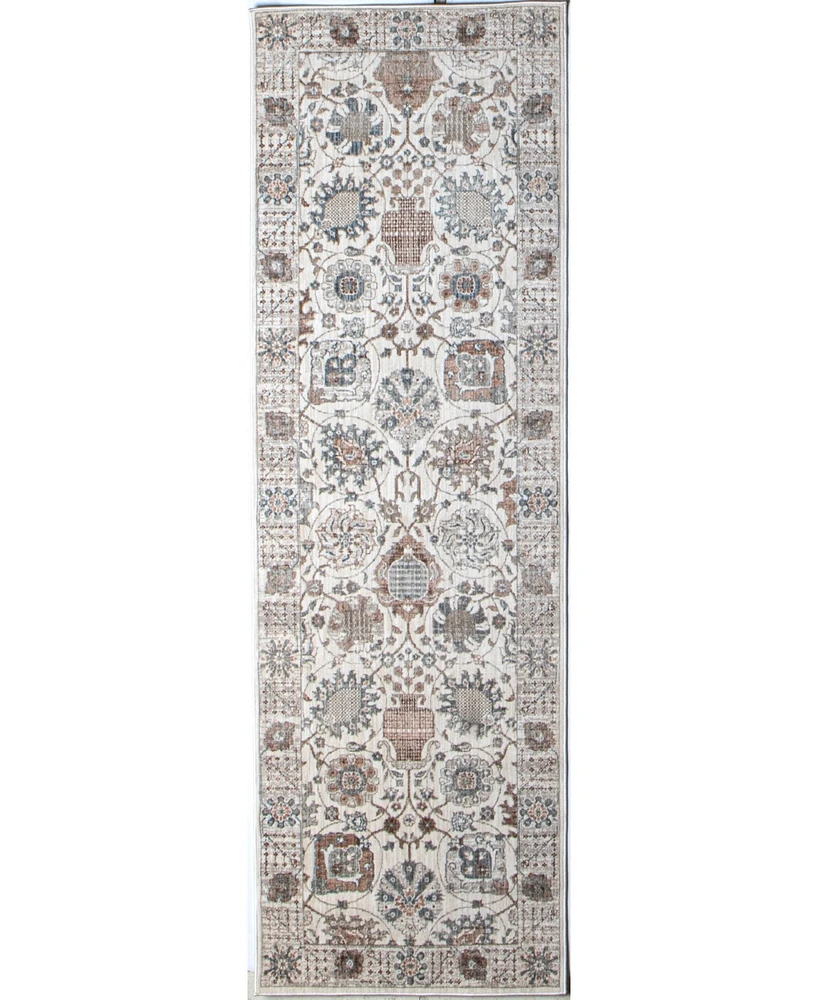 Bashian Rugs Legacy LGC102 2'3"x8' Runner Area Rug