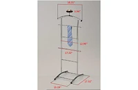 Kings Brand Furniture Lebedev Metal Suit Valet Stand, Clothes Rack