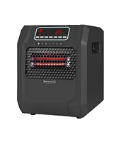 Voltorb Portable Corded Electric Radiant Space Heater w/3 Heat Settings, Black