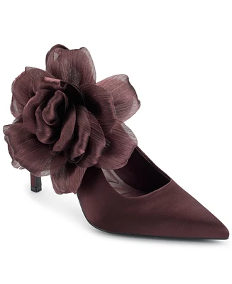 Kkarl Lagerfeld Paris Women's Savie Flowers Slingback Pumps