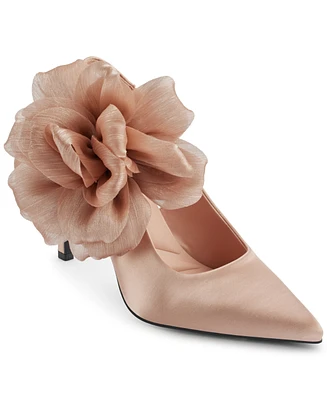 Kkarl Lagerfeld Paris Women's Savie Flowers Slingback Pumps