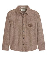 Scotch & Soda Big Boys Long Sleeve Button Up Shirt