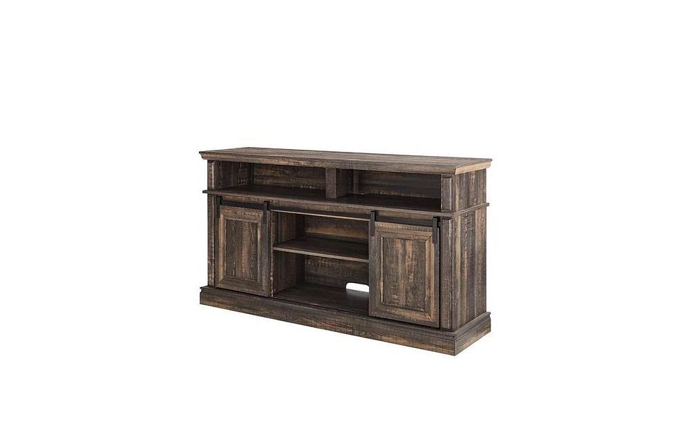 Slickblue Media Console Table with Storage Cabinet for Organized Entertainment Setup