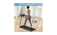 Slickblue Folding Treadmill Walking Pad for Home Office – 2.5HP Motor, Incline, 0.5-7.5MPH Speed, 265LB Capacity