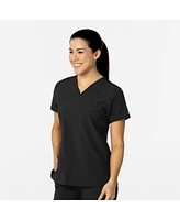 Wink Plus W123 Flex-n-Reach V-Neck Scrub Top