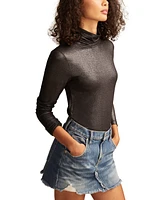 Lucky Brand Women's Turtleneck Long-Sleeve Layering Top