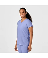 Wink Plus W123 Y-Neck Wrap Scrub Top