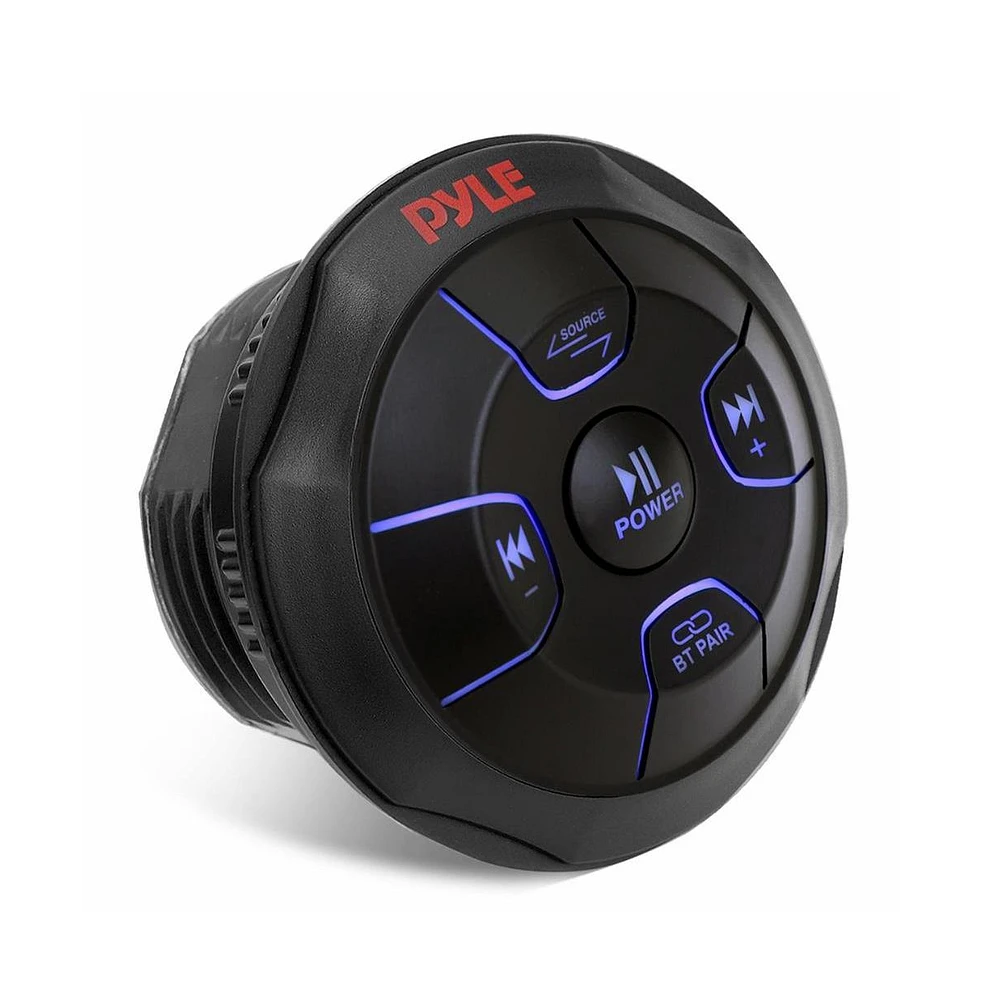 Pyle Wireless Bluetooth Audio Controller - Waterproof Marine Receiver, IPX6, for Cars, Boats, and Atv (PLMRBTRD1)