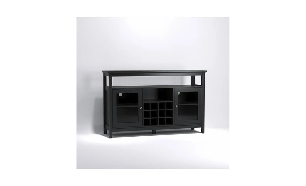 Slickblue Stylish Storage Buffet Cabinet Functional Sideboard for Dining Room or Kitchen