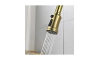 Slickblue Single Handle High Arc Pull-Out Kitchen Faucet Modern Design for Effortless Kitchen Use