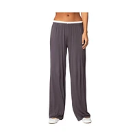 Edikted Women's Elsa Layered Pants