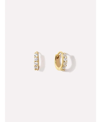 Ana Luisa Huggie Hoop Earrings - Suzanne