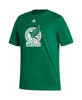 Men's adidas Kelly Green Mexico National Team Vertical Back T-shirt