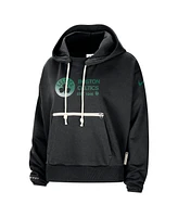 Nike Women's Black Boston Celtics Courtside Standard Issue Performance Pullover Hoodie