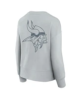 Fanatics Women's Gray Minnesota Vikings Signature Elements Pullover Sweatshirt