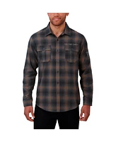 Fanatics Men's Charcoal New York Giants Classic Flannel Long Sleeve Button-Up Shirt