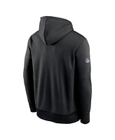 Nike Men's Black Cleveland Browns 2024 Nfl Crucial Catch Performance Fleece Pullover Hoodie