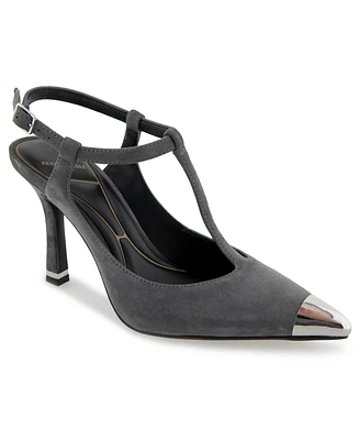 Kenneth Cole New York Women's Romi Cap Toe T-Strap Pumps