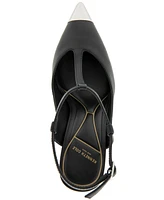 Kenneth Cole New York Women's Romi Cap Toe T-Strap Pumps