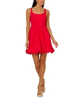 Adrianna by Papell Women's Bubble-Hem Mini Dress